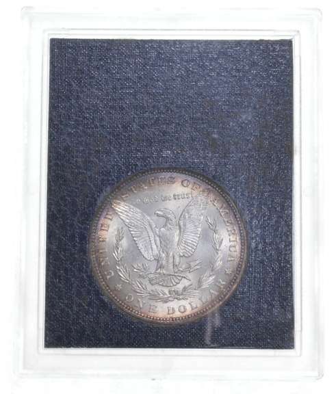 MS60 1884 Morgan Silver Dollar - Graded PICC