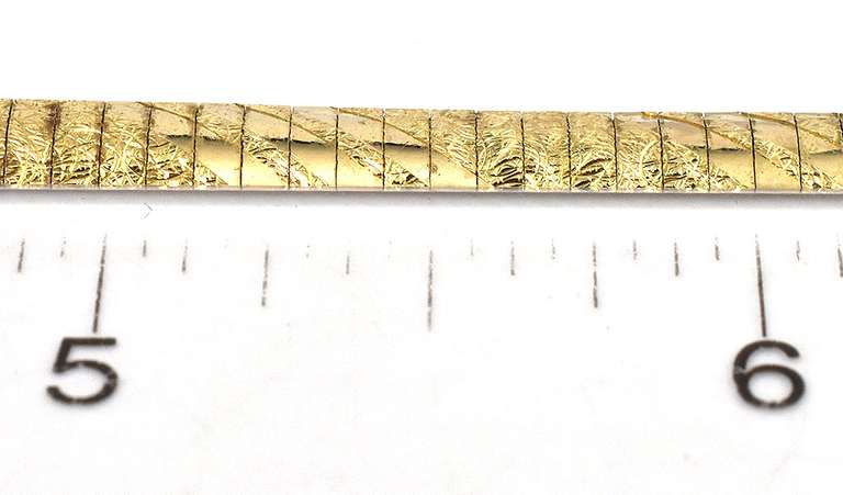 Classy Carved Bracelet in 14KT Yellow Gold