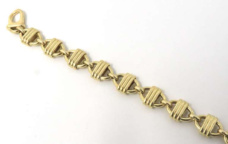 Incredible 18kt Fancy Link Bracelet