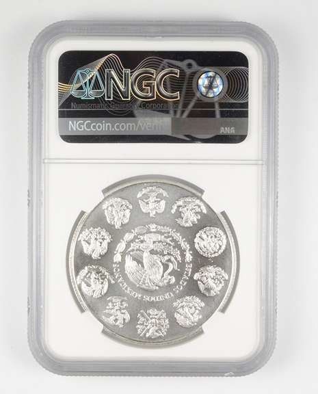 MS69 2002 MO Mexico 1 Onza .999 Fine Silver - Graded NGC