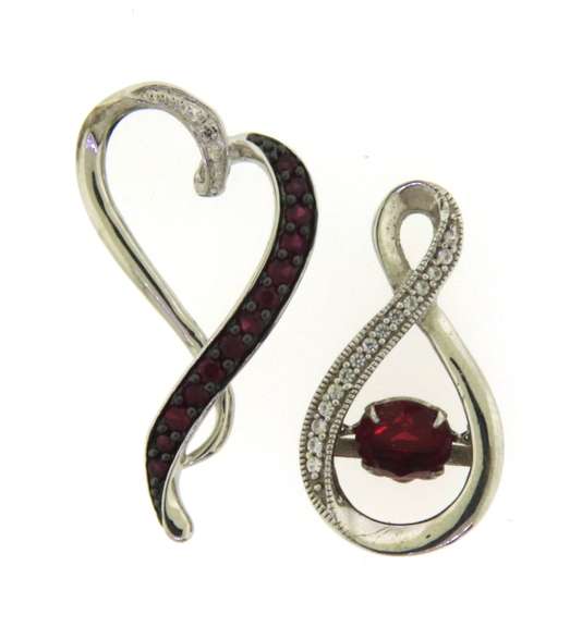 Sterling Silver Lot of 2 Pendants