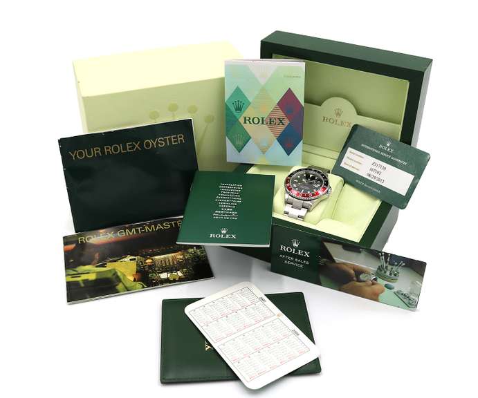 Rolex GMT Master II 40mm with Black and Red Bezel Watch