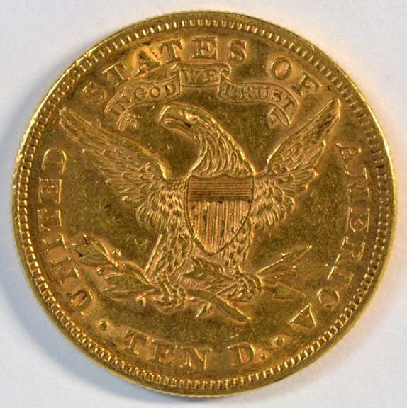 Very scarce Near Mint 1879 US $10 Liberty Gold Piece