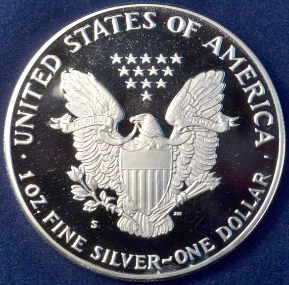 1986 Proof American Silver Eagle.
