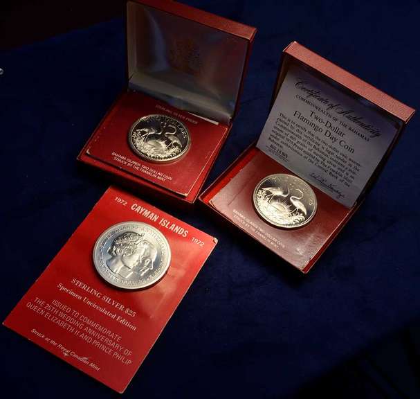 3 Sterling Silver Coins.
