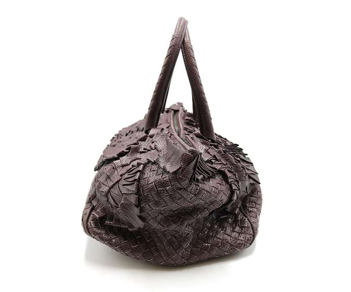 Bottoga Veneta Intracciato Karung Chantilly Handbag