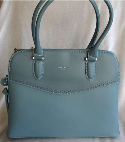 New Arrival Powder Blue Color Bag By David Jones