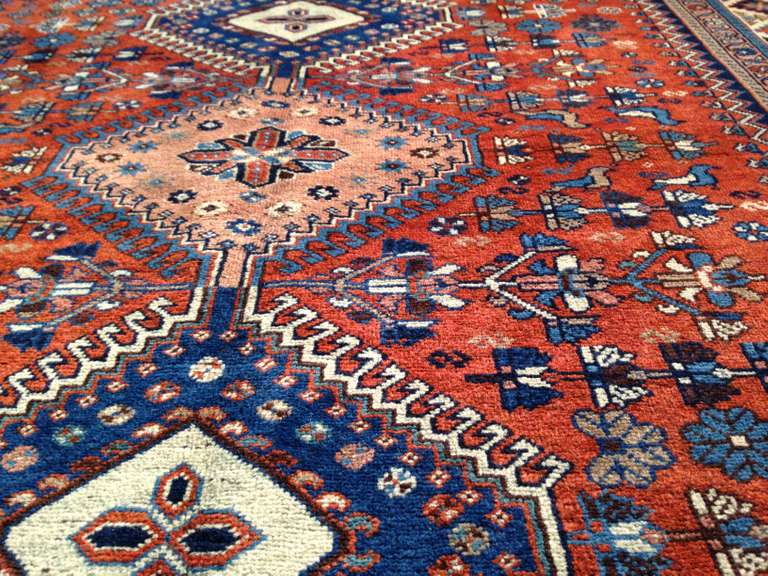 AUTHENTIC PERSIAN YALAMEH RUG 4.9x8