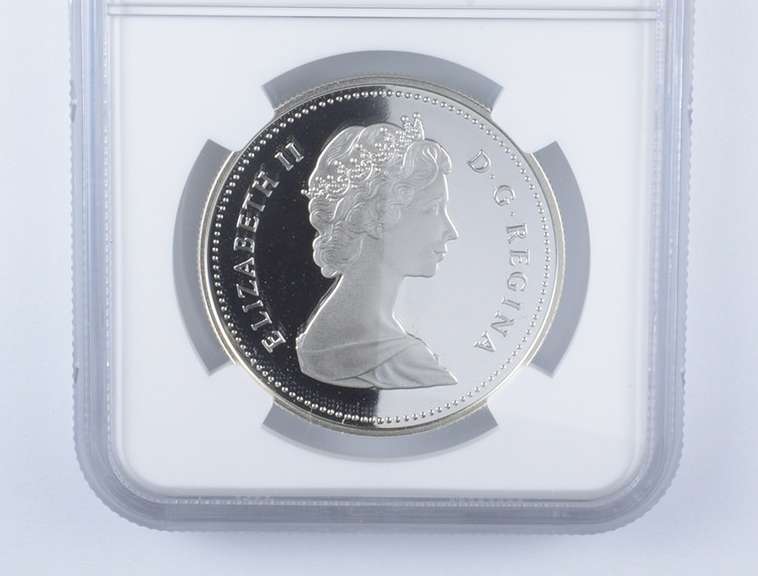PF70 UCAM 1989 Canada $1 Silver - Mackenzie River - Graded NGC