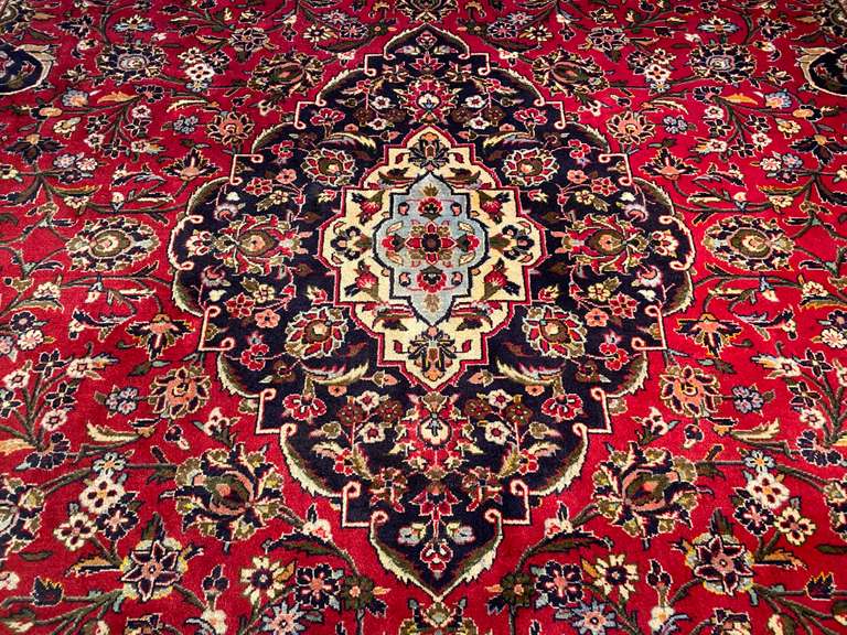 MAGNIFICENT PERSIAN KASHAN RUG 9.7x1