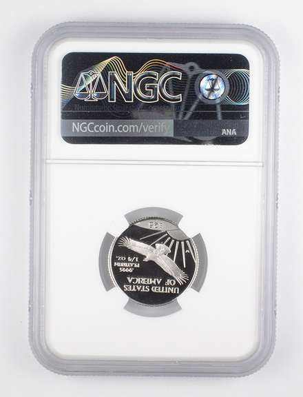 PF70 UCAM 1997-W $25 American Platinum Eagle 1/4 Oz. .999 Platinum NGC