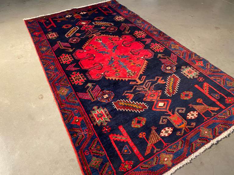Fabulous Authentic Persian Rug 4.0x6.9
