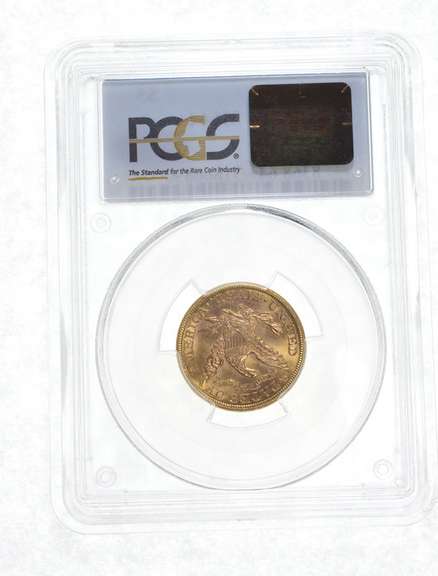 MS64+ 1885-S $5 Liberty Head Gold Half Eagle - CAC - Graded PCGS