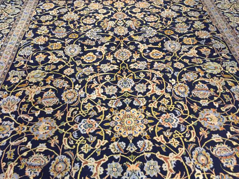 Magnificent Persian Kashan Rug 9x12.8