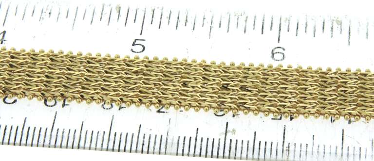 Remarkable Yellow Gold Imperial Villa Bracelet