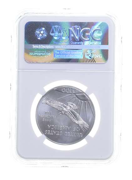 MS70 2017 $100 American 1 Oz Platinum Eagle First Day Of Issue - NGC