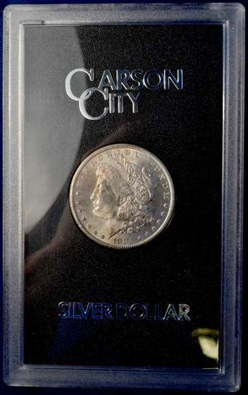 1883-CC GSA Hoard Uncirculated Morgan Silver Dollar.