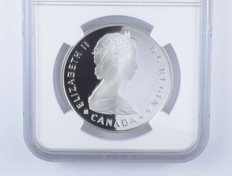 PF70 UCAM 1985 Canada $1 Silver - National Parks Centennial - NGC