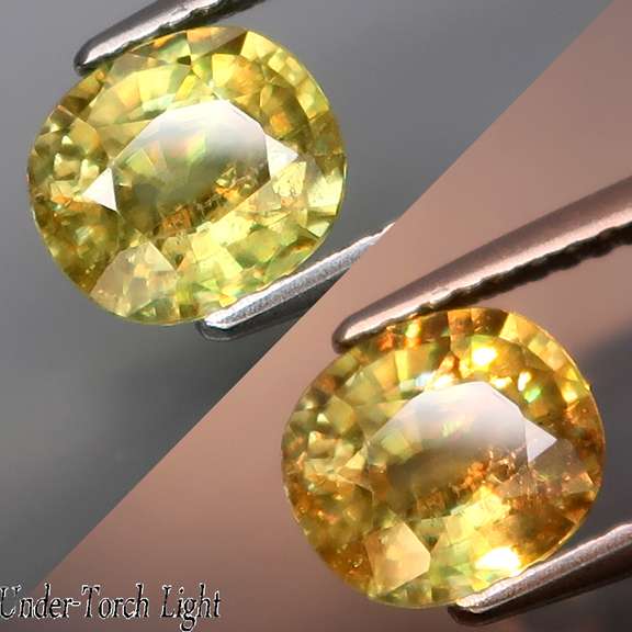 Dazzling 1.71ct rainbow spark untreated Sphene
