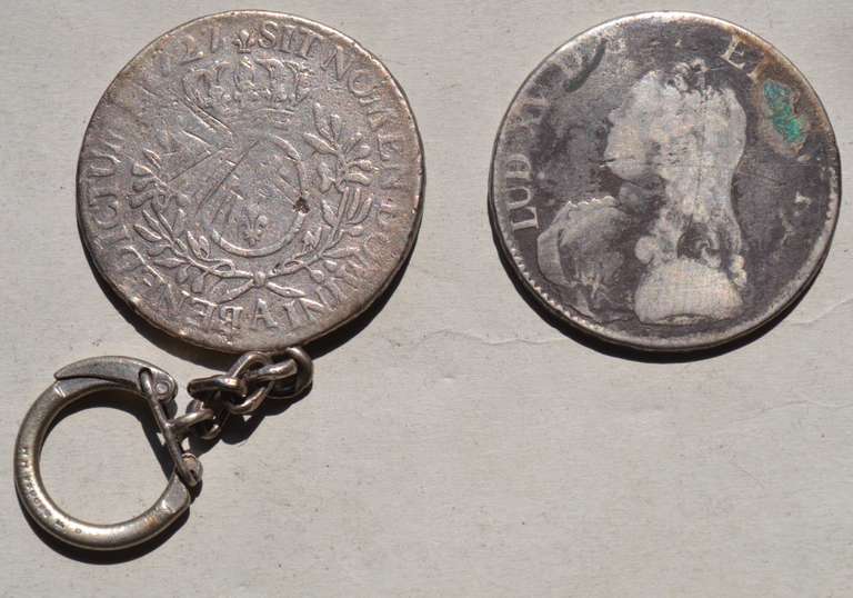 1726 1727 French Silver Ecu