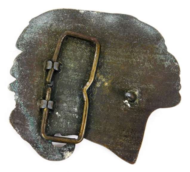 Vintage Indian Chief Belt Buckle
