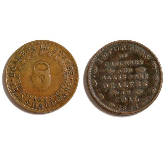 2 Hard Times  Merchants Tokens