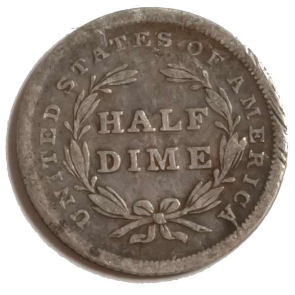 1837 Gobrecht No Star Small Date Half Dime