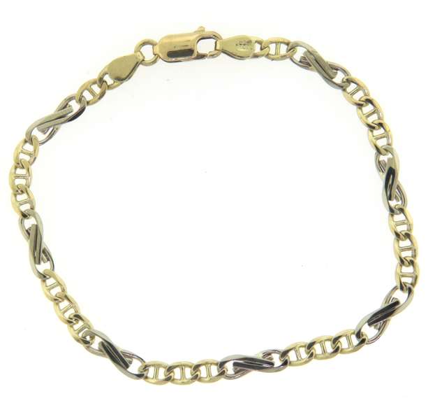 Wonderful Yellow Gold Fancy Gucci Link Bracelet