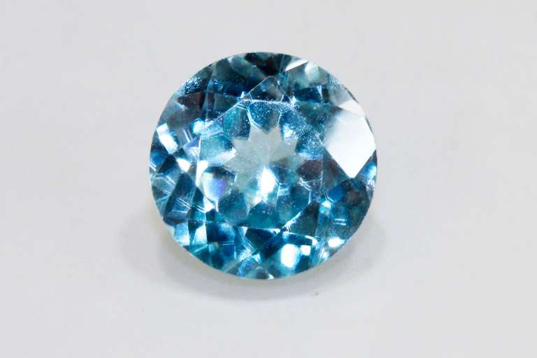 Sparkling Blue Zircon - 4.07 cts.