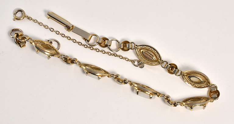 Vintage Marquise Opal Bracelet