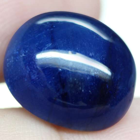 Giant 22.69ct royal blue Sapphire cabochon