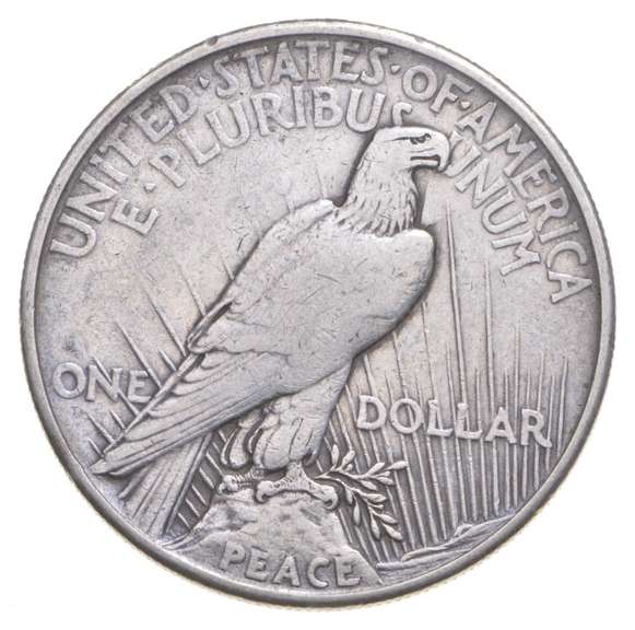 1921 Peace Silver Dollar