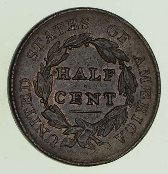1828 Classic Head Half Cent - Circulated