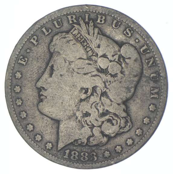 1883-CC Morgan Silver Dollar
