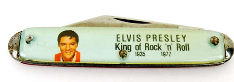 Elvis Presley Novelty Pocketknife