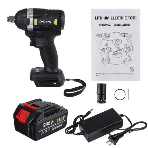 288VF 630N.m Brushless Cordless Electric Impact Wrench