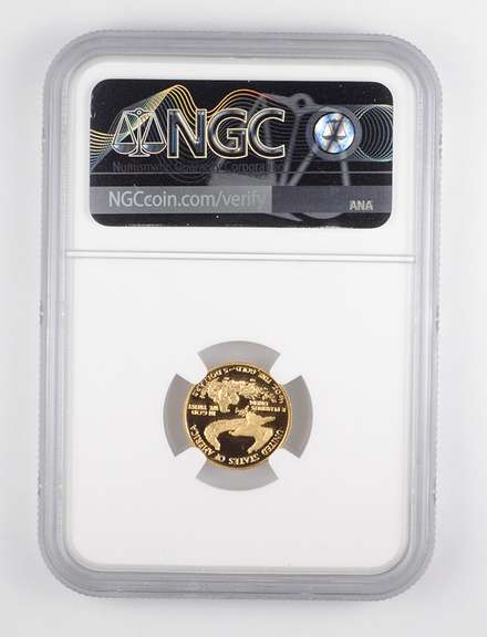 PF70 UCAM 1988-P $5 American Gold Eagle - 1/10 Oz. Fine Gold - NGC