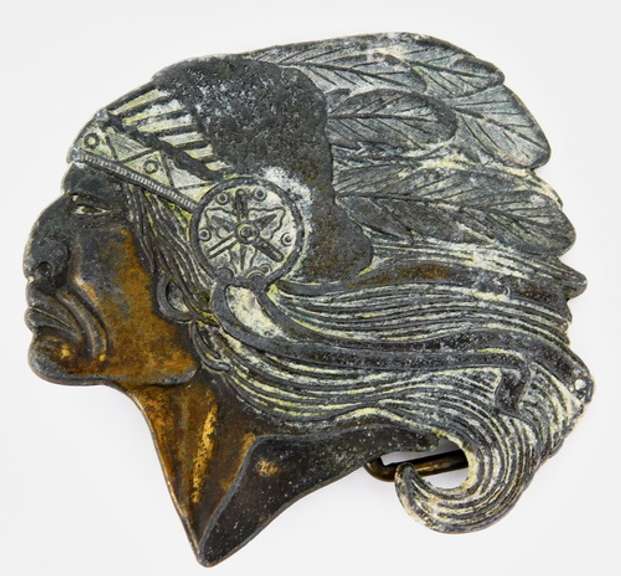 Vintage Indian Chief Belt Buckle
