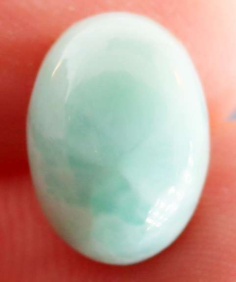 Collectors 6.72ct cloud blue Larimar cabochon