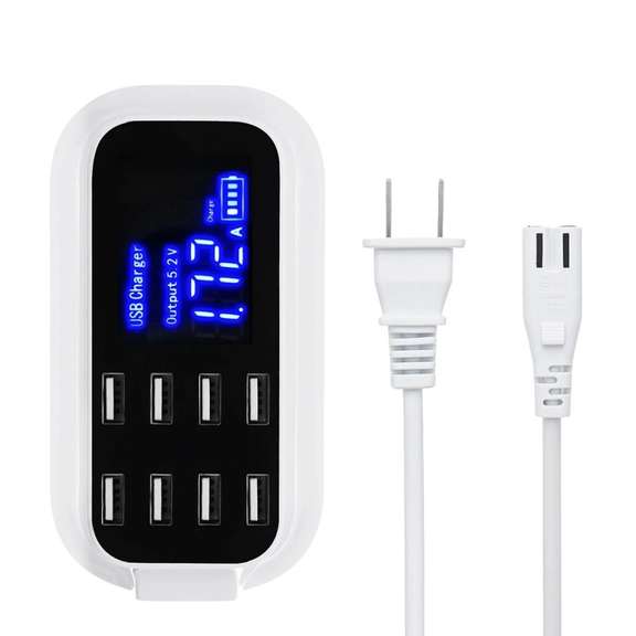 8 Ports USB Fast Charging Smart Battery Charger