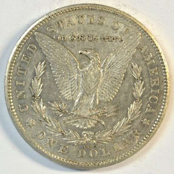 Fully struck near mint 1878-CC Morgan Silver Dollar