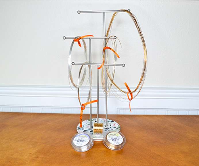 Lot of Beading Wire: Sterling Silver, Gold Filled, Gold Plated, Silver Plated and Brass