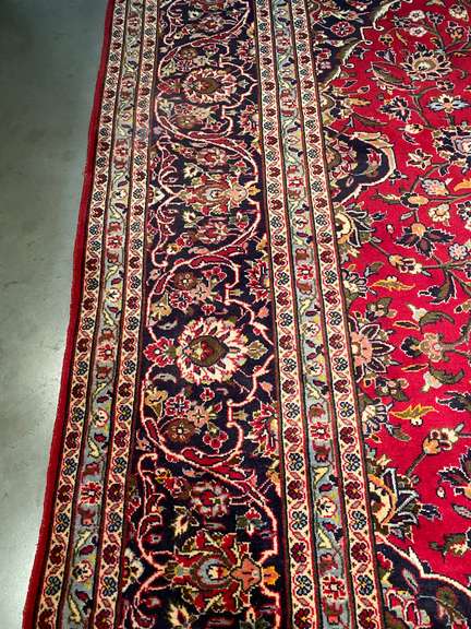 MAGNIFICENT PERSIAN KASHAN RUG 9.7x1