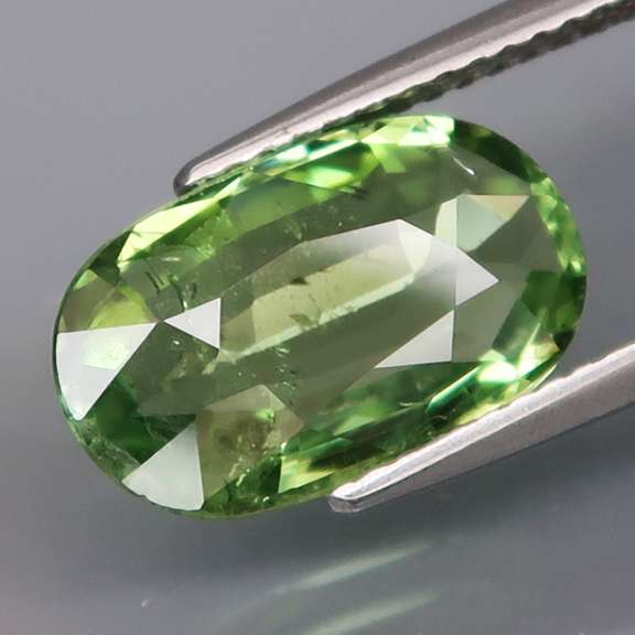 Superb color in this 3.67ct top green Tourmaline