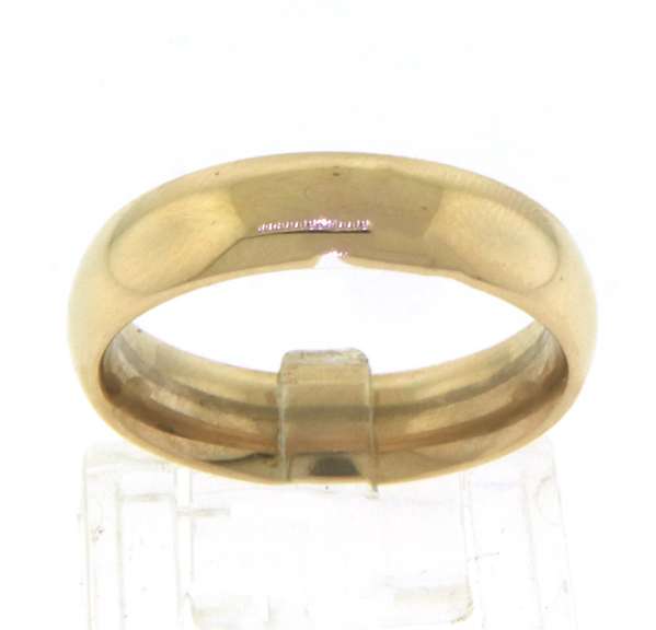 Trendy Yellow Gold Artcarved 5.5mm Comfort Fit Band