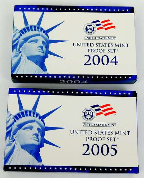 2 U.S. Mint Proof Sets with COA's
