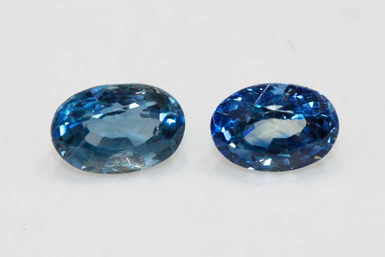 Denim Blue Sapphire  Pair