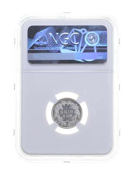 PF65 UCAM 1884 Seated Liberty Dime - Graded NGC