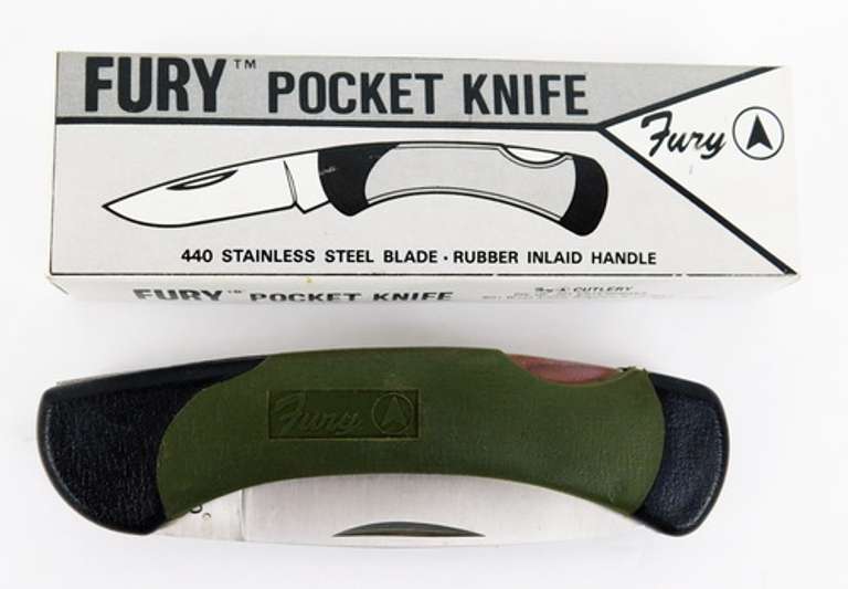 Fury 10020 Single Blade Pocket Knife
