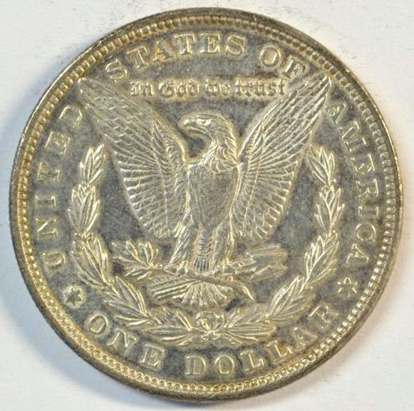 Flashy AU 1892-P Morgan Silver Dollar. Better date